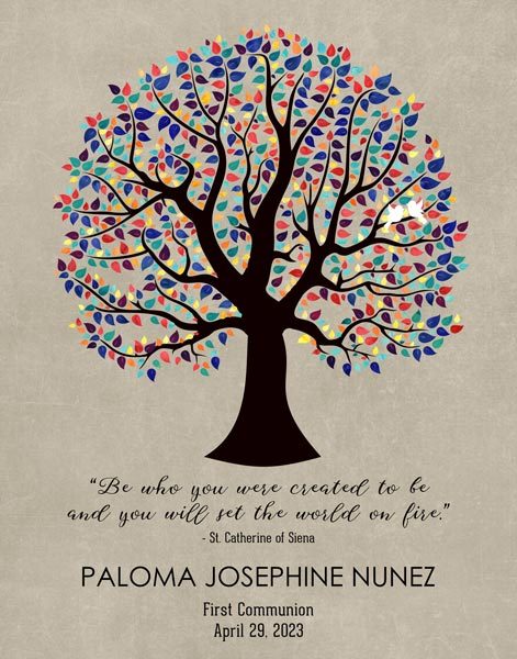 Personalized  art print for Miss Paloma Nunez