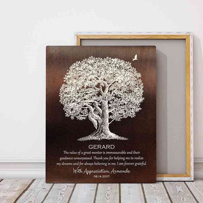 personalized metal Thank You art with soldered tin frame 1397